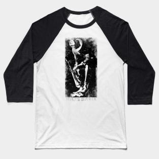 Retro Miles Davis Baseball T-Shirt